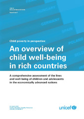 E-book, Child Poverty in Perspective : An Overview of Child Well-being in Rich Countries - A Comprehensive Assessment of the Lives and Well-being of Children and Adolescents in the Economically Advanced Nations, UNICEF Innocenti Research Centre, United Nations Publications