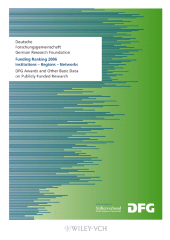 E-book, Funding Ranking 2006 : DFG Awards and Other Basic Data on Publicly Funded Research, Wiley-VCH