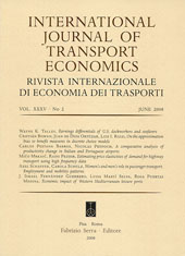 Articolo, A Comparative Analysis of Productivity Change in Italian and Portuguese Airports, La Nuova Italia  ; RIET  ; Fabrizio Serra