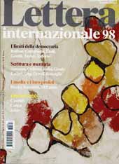 Issue, Lettera internazionale : rivista trimestrale europea : 98, 4, 2008, Lettera Internazionale