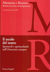 Articolo, Si può comprendere l'Ottocento attraverso il teatro?, Società Editrice Ponte Vecchio  ; Carocci  ; Franco Angeli