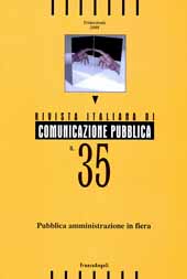 Artículo, Le amministrazioni tra immagine, comunicazione e servizi, Franco Angeli