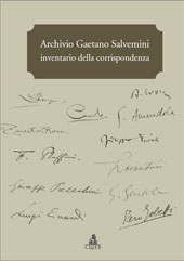 Kapitel, Inventario della corrispondenza di Gaetano Salvemini [da p. 370 a p. 441], CLUEB