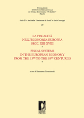 Capitolo, Old and New Forms of Taxation in the Crown of Aragon (13th-14th Centuries), Firenze University Press