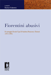 Chapter, Il carteggio D'Andrea-Tentori (1972-1995), Firenze University Press