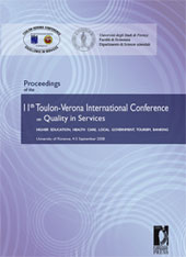 Chapter, The Role of the Customer Satisfaction Data for the Improvement of Health Service Quality and Organisational Reputation, Firenze University Press