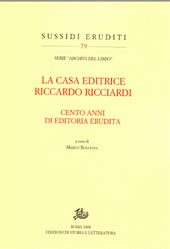 Chapter, Giorgio Pasquali, Raffaele Mattioli e una progettata collana di Classici della filologia, Edizioni di storia e letteratura