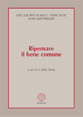 Capítulo, Cinque brevi saggi sul bene comune, Marcianum Press