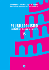 Heft, Plurilinguismo : contatti di lingue e culture : 15, 2008, Forum Editrice