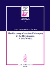eBook, The Recovery of Ancient Philosophy in the Renaissance : a Brief Guide, L.S. Olschki