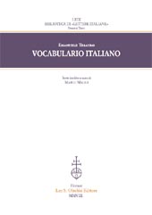 E-book, Vocabulario italiano, Tesauro, Emanuele, 1974-, L.S. Olschki