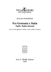 E-book, Fra Germania e Italia : studi e flashes letterari, L.S. Olschki