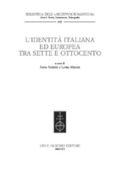 E-book, L'identità italiana ed europea tra Sette e Ottocento, L.S. Olschki