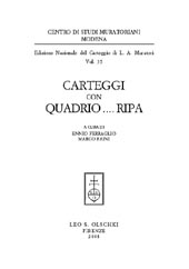 E-book, Carteggi con Quadrio... Ripa, Muratori, Lodovico Antonio, L.S. Olschki