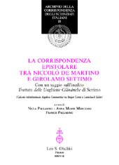 E-book, La corrispondenza epistolare tra Niccolò De Martino e Girolamo Settimo, L.S. Olschki