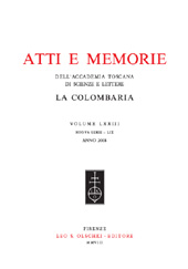 Chapter, Il Colombo antiquario : comunicazione e circolazione delle conoscenze archeologiche nei documenti grafici della Società Colombaria, L.S. Olschki