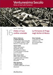Issue, Ventunesimo secolo : rivista di studi sulle transizioni : 16, 2, 2008, Rubbettino