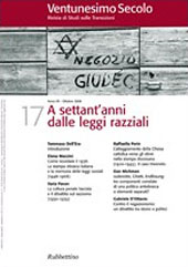 Articolo, La cultura penale fascista e il dibattito sul razzismo (1930-1939), Rubbettino