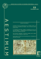 Issue, Aestimum : 53, 2, 2008, Firenze University Press