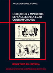 E-book, Gobiernos y ministros españoles en la Edad contemporánea, CSIC