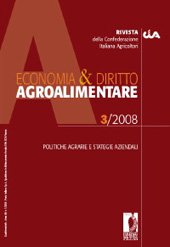 Artikel, Valutazione degli effetti del disaccoppiamento della PAC sulle imprese agricole dell'Emilia Romagna, Firenze University Press