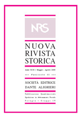 Issue, Nuova rivista storica : XCII, 2, 2008, Società editrice Dante Alighieri