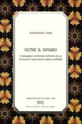 E-book, Oltre il sipario : l'immagine occidentale dell'altro da sé attraverso l'opera lirica italiana dell'800, Bulzoni