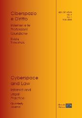 Artículo, Controcultura, cybercultura e diritto : un'introduzione, Enrico Mucchi Editore