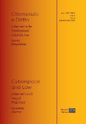 Issue, Ciberspazio e diritto : Internet e le professioni giuridiche : 9, 4, 2008, Enrico Mucchi Editore