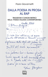 eBook, Dalla poesia in prosa al rap : tradizione e canoni metrici nella poesia italiana contemporanea, Interlinea