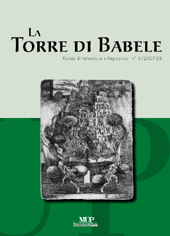 Fascicolo, La Torre di Babele : rivista di Letteratura e Linguistica : 5, 2007/2008, Monte Università Parma