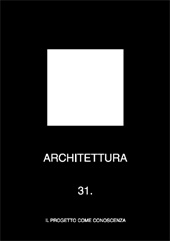 E-book, Architettura 31 : il progetto come conoscenza : laboratorio architettonico di restauro architettonico B : A. A. 2007/2008, A. A. 2006/2007, A. A. 2005/2006, CLUEB