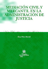 E-book, Mediación civil y mercantil en la administración de justicia, Tirant lo Blanch