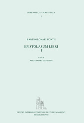 E-book, Bartholomaei Fontii : Epistolarum libri, Centro interdipartimentale di studi umanistici, Università degli studi di Messina