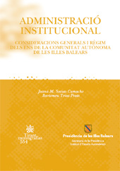 E-book, Administració institucional : consideracions generals i règim dels ens de la comunitat autónoma de les Illes balears, Tirant lo Blanch