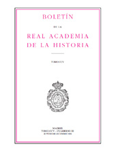 Fascicule, Boletín de la Real Academia de la Historia : CCV, III, 2008, Real Academia de la Historia