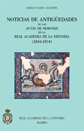 E-book, Noticias de Antigüedades de las Actas de Sesiones de la Real Academia de la Historia, 1834-1874, Real Academia de la Historia
