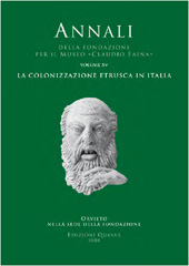 Article, Aspetti degli influssi dell'espansione etrusca in Val Padana verso la civiltà di Golasecca, Edizioni Quasar