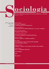 Article, La distanza sociale tra tradizione sociologica e innovazione, Gangemi
