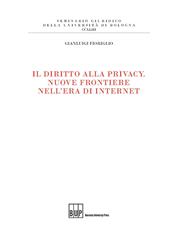 E-book, Il diritto alla privacy : nuove frontiere nell'era di internet, Bononia University Press