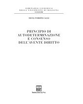 eBook, Principio di autodeterminazione e consenso dell'avente diritto, Bononia University Press