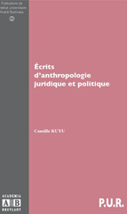 eBook, Ecrits d'anthropologie juridique et politique, Academia