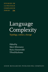 E-book, Language Complexity, John Benjamins Publishing Company