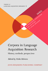 E-book, Corpora in Language Acquisition Research, John Benjamins Publishing Company