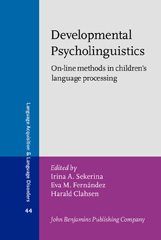 E-book, Developmental Psycholinguistics, John Benjamins Publishing Company