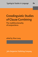 E-book, Crosslinguistic Studies of Clause Combining, John Benjamins Publishing Company