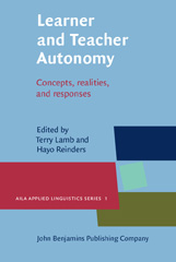 eBook, Learner and Teacher Autonomy, John Benjamins Publishing Company