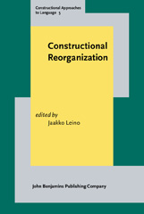 E-book, Constructional Reorganization, John Benjamins Publishing Company