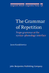 E-book, The Grammar of Repetition, Kandybowicz, Jason, John Benjamins Publishing Company