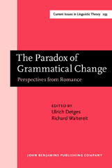eBook, The Paradox of Grammatical Change, John Benjamins Publishing Company
